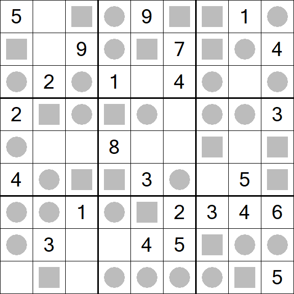 Even-Odd Sudoku - Moyen