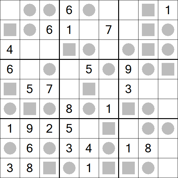 Even-Odd Sudoku - Moyen