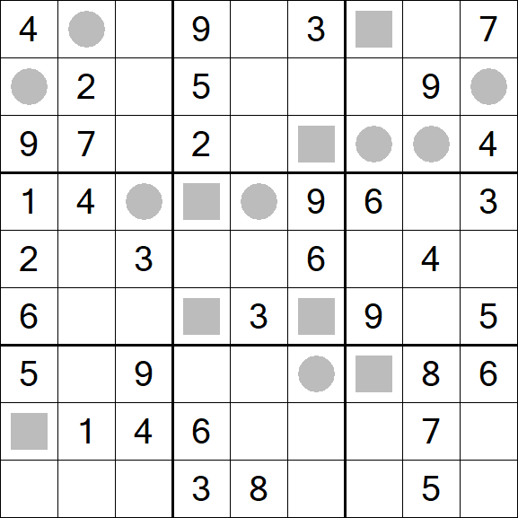Even-Odd Sudoku - Moyen