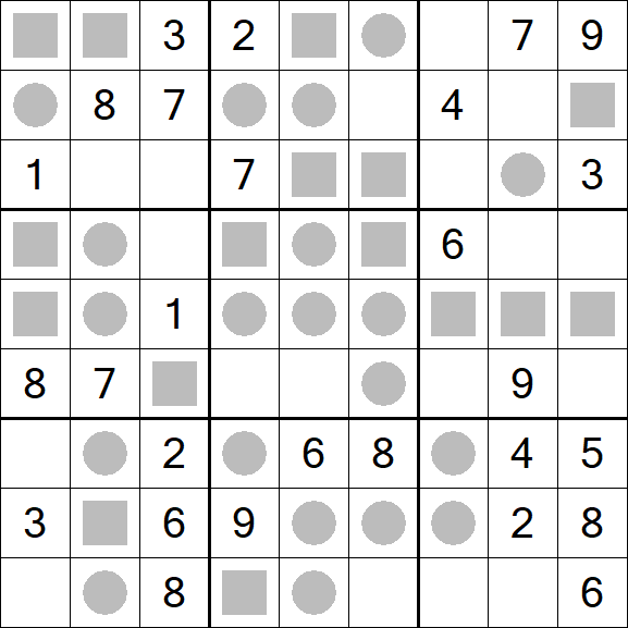 Even-Odd Sudoku - Medium