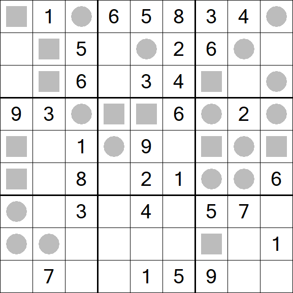 Even-Odd Sudoku - Mittel