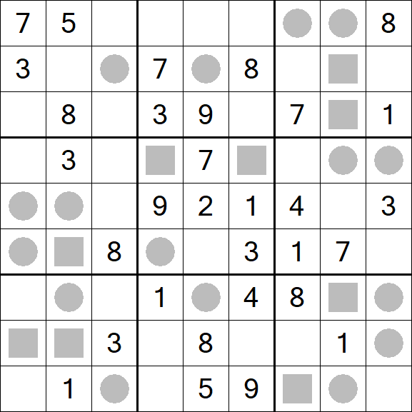 Even-Odd Sudoku - Medium