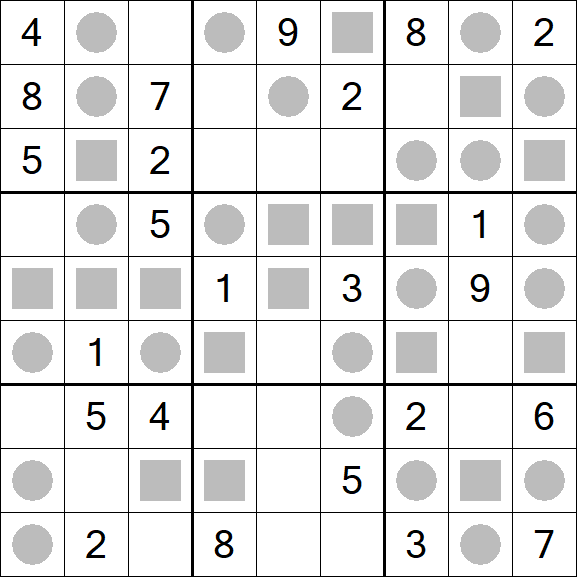 Even-Odd Sudoku - Medium