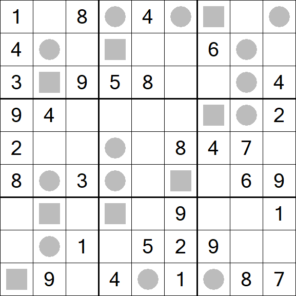 Even-Odd Sudoku - Medium