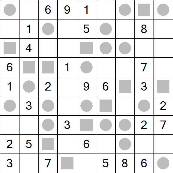 Even-Odd Sudoku - Medium