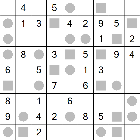 Even-Odd Sudoku - Medium