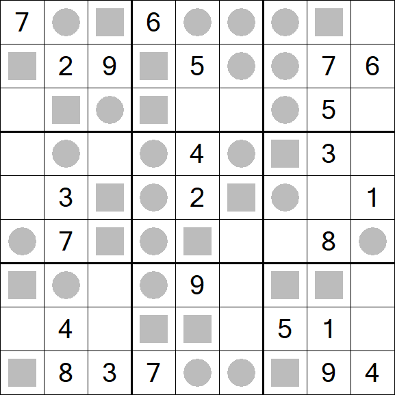 Even-Odd Sudoku - Medium