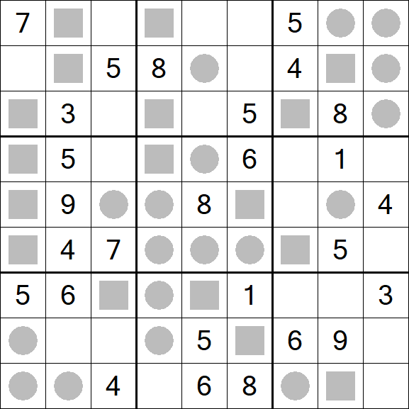 Even-Odd Sudoku - Médio