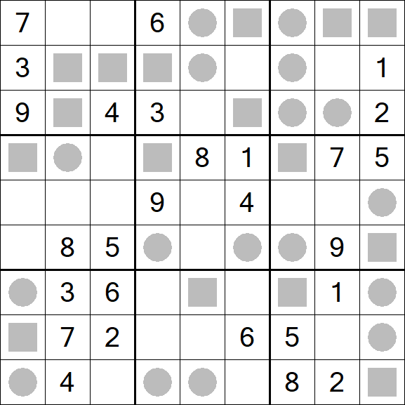 Even-Odd Sudoku - Médio