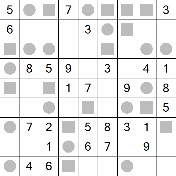 Even-Odd Sudoku - Médio