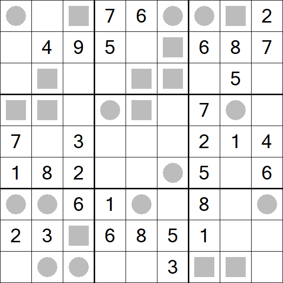 Even-Odd Sudoku - Médio