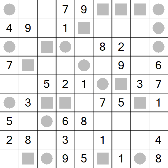 Even-Odd Sudoku - Mittel