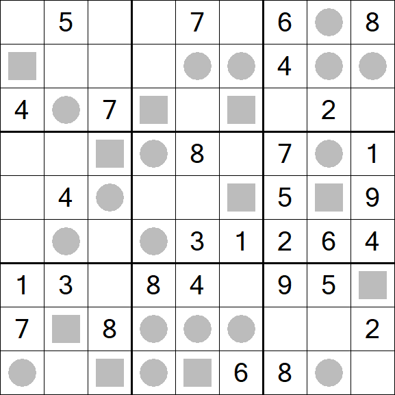 Even-Odd Sudoku - Médio