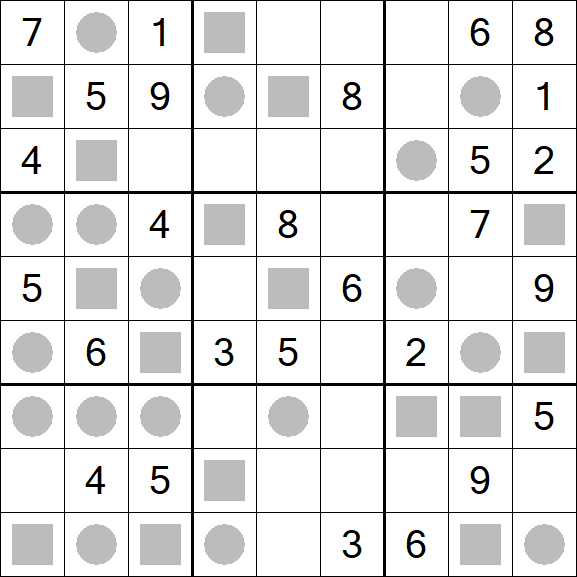 Even-Odd Sudoku - Médio
