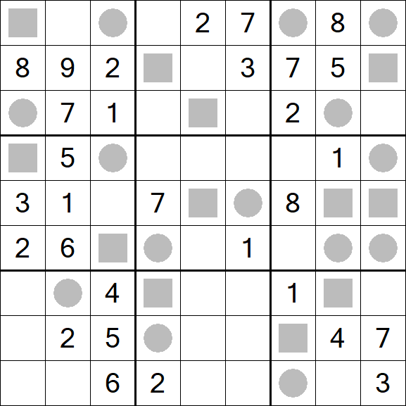 Even-Odd Sudoku - Médio