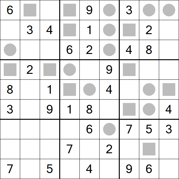 Even-Odd Sudoku - Médio