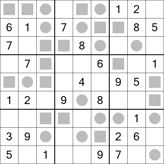 Even-Odd Sudoku - Mittel