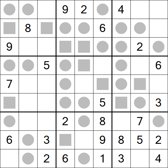 Even-Odd Sudoku - Mittel