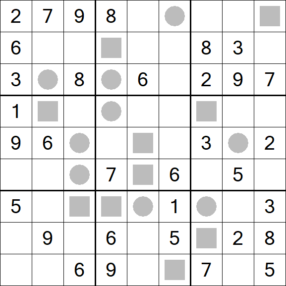 Even-Odd Sudoku - Mittel