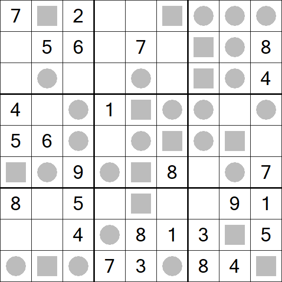 Even-Odd Sudoku - Medium