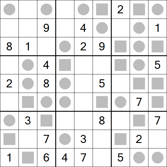 Even-Odd Sudoku - Medium