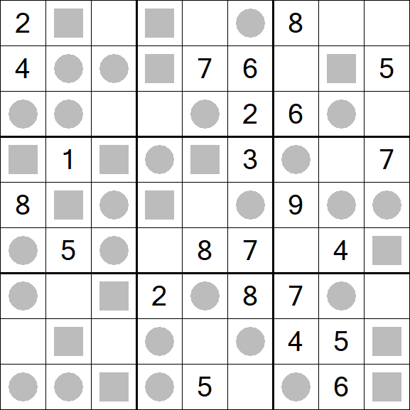 Even-Odd Sudoku - Medium