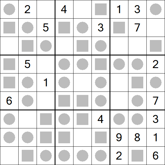 Even-Odd Sudoku - Medium