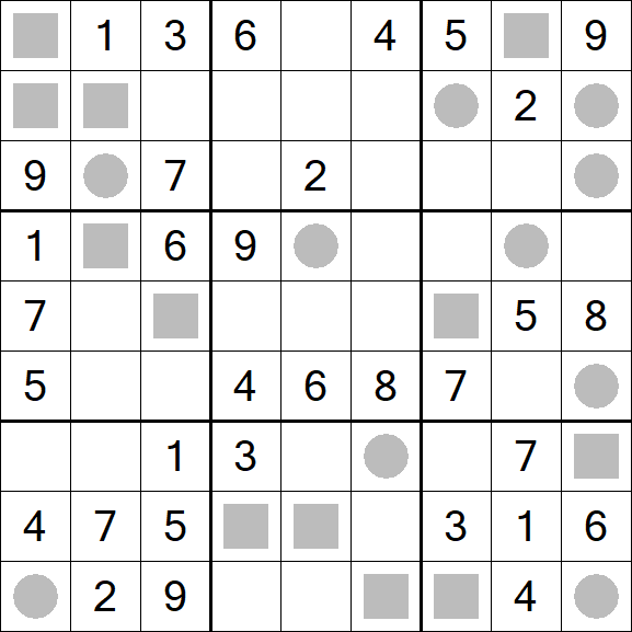 Even-Odd Sudoku - Mittel