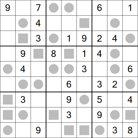 Even-Odd Sudoku - Medium