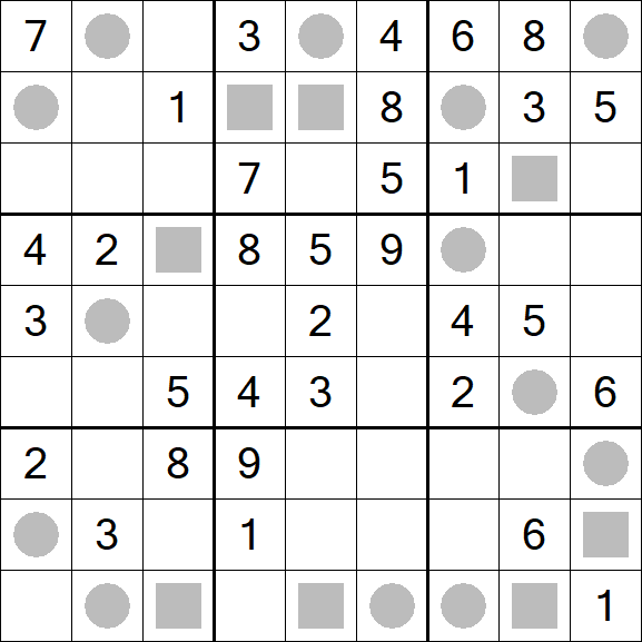 Even-Odd Sudoku - Moyen