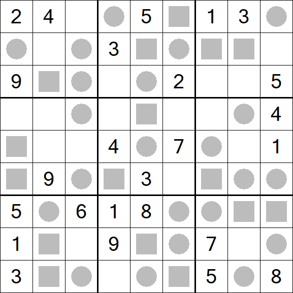 Even-Odd Sudoku - Moyen