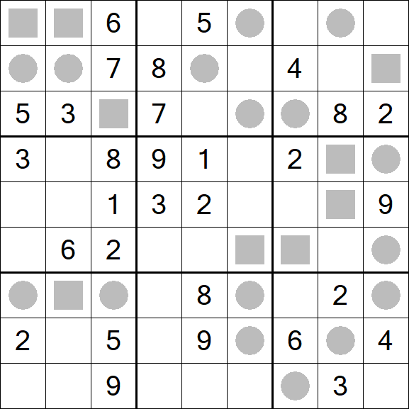 Even-Odd Sudoku - Moyen