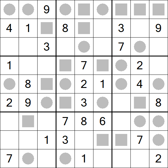 Even-Odd Sudoku - Medium
