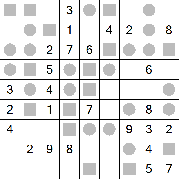 Even-Odd Sudoku - Medium
