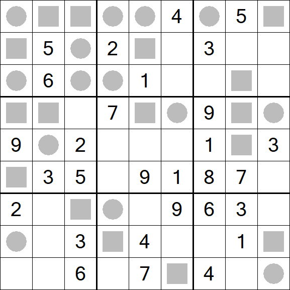 Even-Odd Sudoku - Medium
