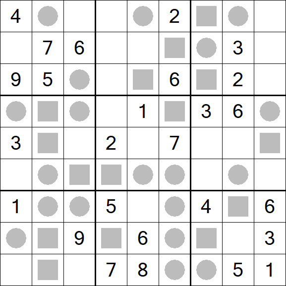 Even-Odd Sudoku - Medium
