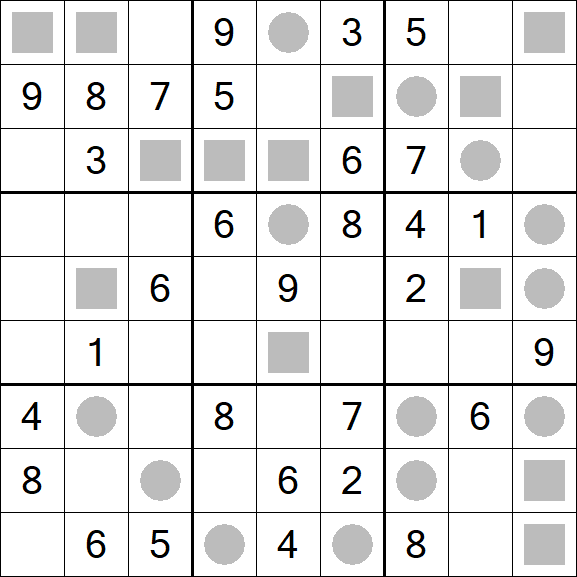 Even-Odd Sudoku - Medium