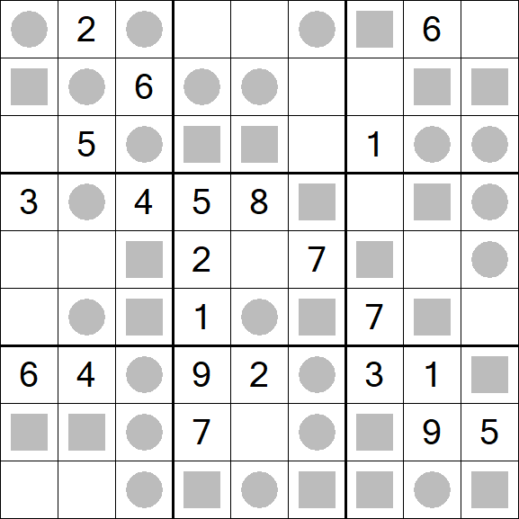 Even-Odd Sudoku - Medio
