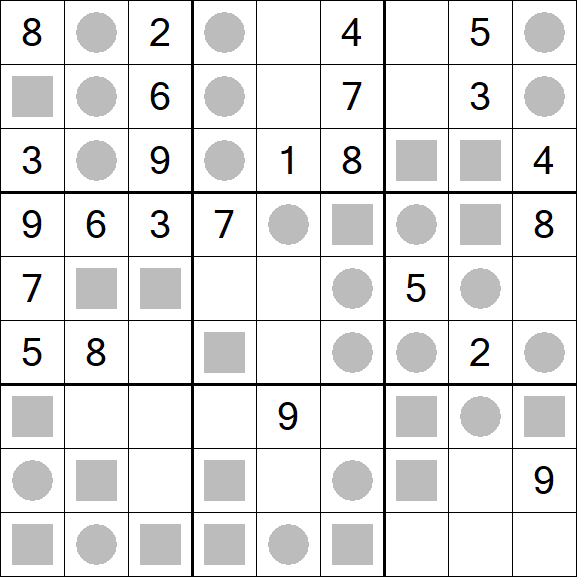 Even-Odd Sudoku - Medio