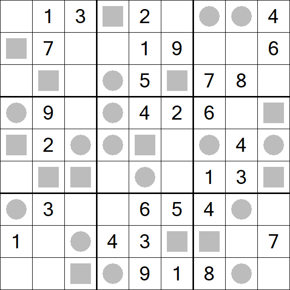 Even-Odd Sudoku - Medio