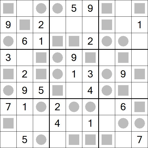 Even-Odd Sudoku - Medio