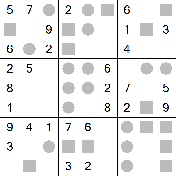 Even-Odd Sudoku - Medio