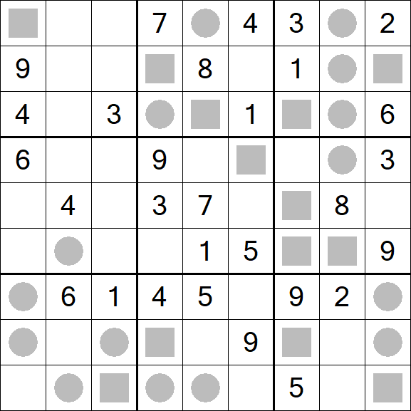 Even-Odd Sudoku - Moyen