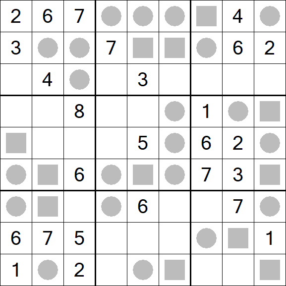 Even-Odd Sudoku - Moyen