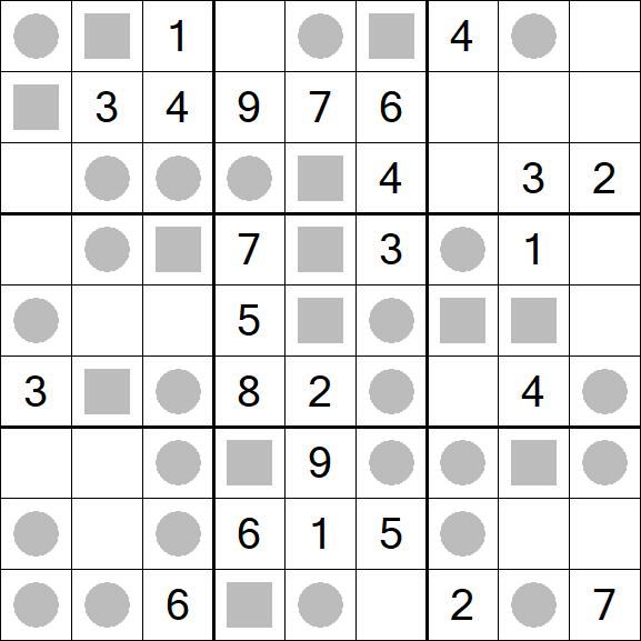 Even-Odd Sudoku - Médio