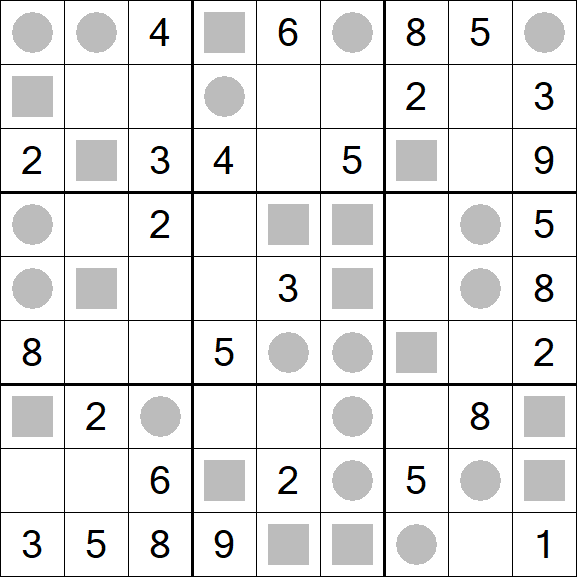 Even-Odd Sudoku - Moyen