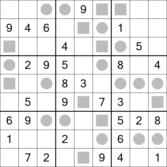 Even-Odd Sudoku - Medium