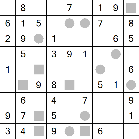Even-Odd Sudoku - Medium