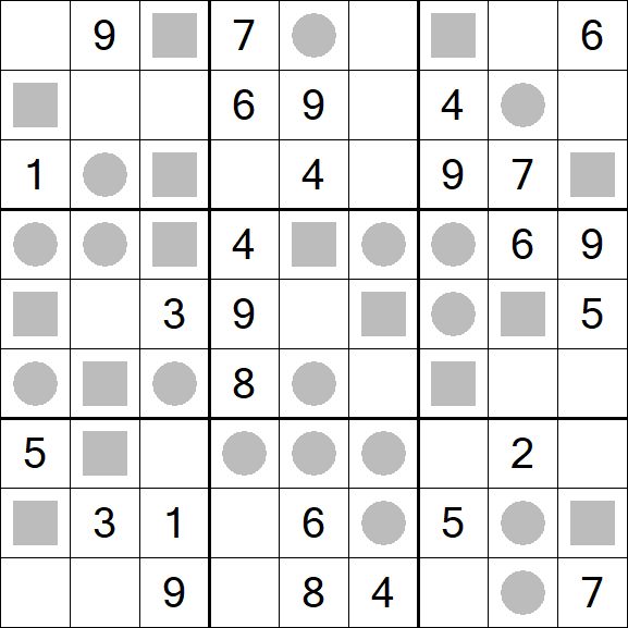 Even-Odd Sudoku - Medium