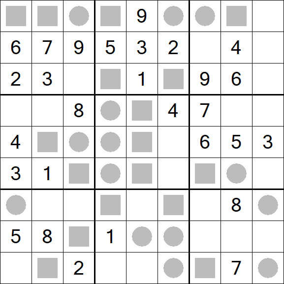 Even-Odd Sudoku - Medium